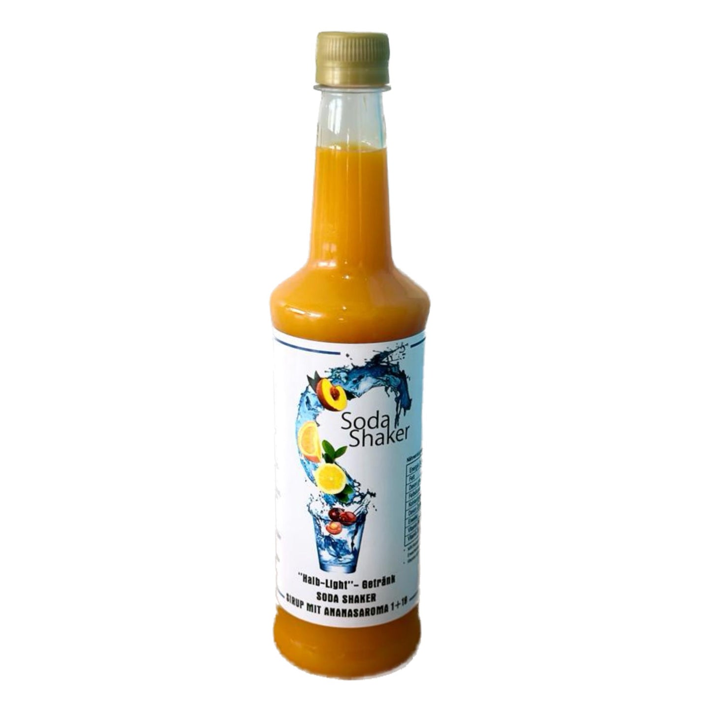 Ananas Sirup in Flasche 0,7 Liter