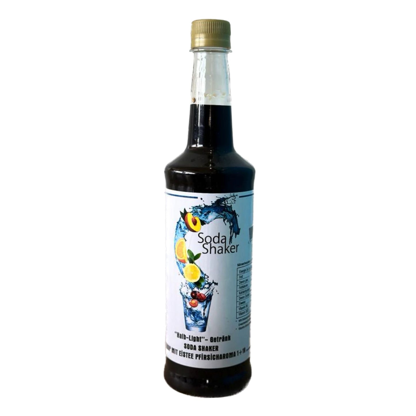Eistee Pfirsich Sirup in Flasche 0,7 Liter