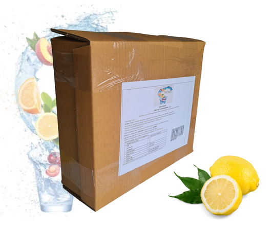 Lemon syrup bag in box 5 liters