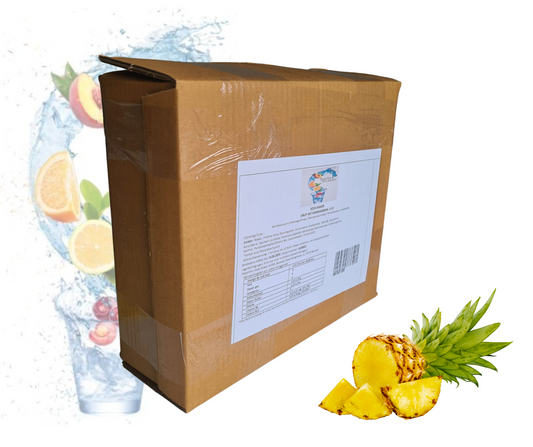 Pineapple syrup bag in box 5 liters