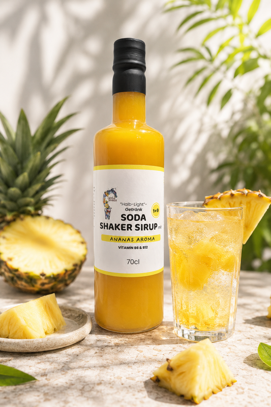 Ananas Sirup in Flasche 0,7 Liter