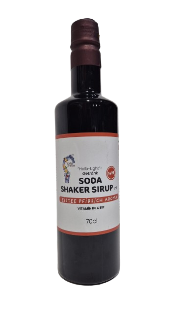 Eistee Pfirsich Sirup in Flasche 0,7 Liter